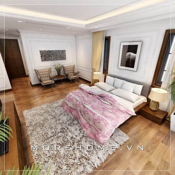 Giường ngủ bọc da đầu giường